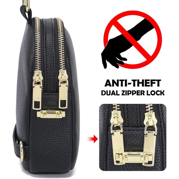 Anti Theft Crossbody Bag for Women RFID Blocking Small Travel Sling Purse - Picture 2 of 6